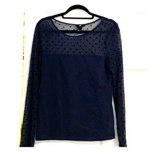 NWOT H&M Polka Dot Top
